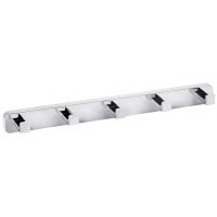 Планка с крючками Bemeta Via 135006252 для ванны, хром