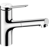 Смеситель для кухни Hansgrohe Zesis M33 sBox lite 74803000, хром