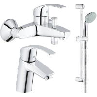 Комплект смесителей (3 в 1) Grohe Eurosmart New 124446