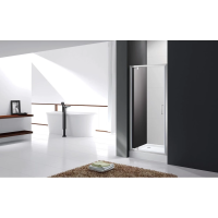 Душевая дверь в нишу Cezares Molveno BA-1 100 профиль Хром стекло прозрачное