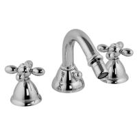 Cмеситель Fima Carlo Frattini Olivia F5002CR для биде, на 3 отв., с донным клапаном, хром
