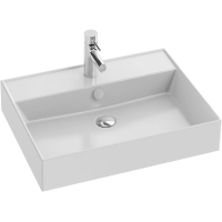 Раковина накладная Jacob Delafon Vivienne EXBH112-00, 60 х 46.6 см, белая