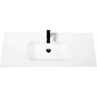 Раковина BelBagno BB1200ETL 121x46 см, полувстраиваемая \ меьельная, цвет белая