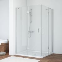 Душевой уголок Vegas Glass AFA-F 110*100 07 01 профиль матовый хром, стекло прозрачное