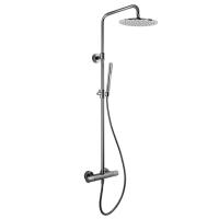 Душевая система FIMA Carlo Frattini Wellness F4285/R256NS, термостатический, цвет черный матовый