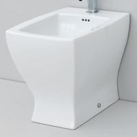 Artceram JAZZ биде напольное 54х36см с 1 отв под смеситель с креплением, цвет: белый