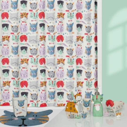 Ведро для мусора Creative Bath Kitty KTY54MULT белое, 5 л