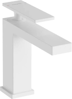 Смеситель для раковины Hansgrohe Tecturis E 73010700 с донным клапаном, белый матовый