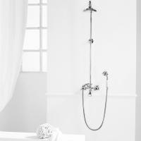 STELLA Stella Eccelsa Душевой комплект 3284/33: смеситель, верхний+ручной душ, цвет: хром