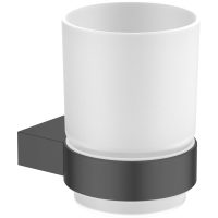 Стакан для зубных щеток Timo Luiro 18531/03 настенный, черный матовый