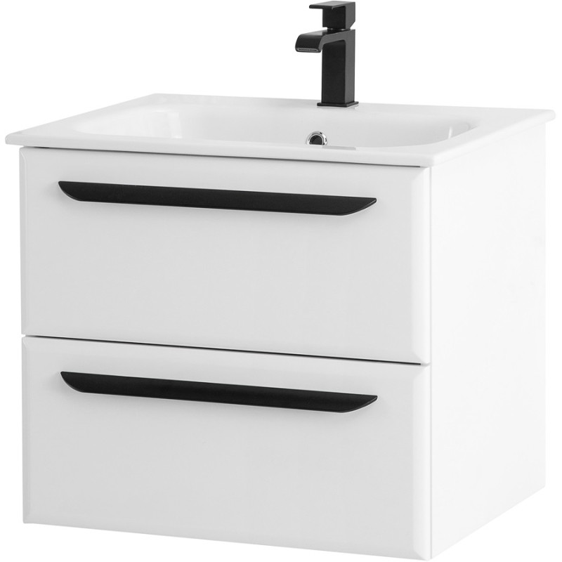 тумба bianco opaco 57 cezares eco eco-cer-600-2c-so-bo