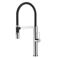 Смеситель для кухни Paulmark Leader Le214101-CR хром/ черный