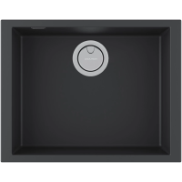 Кухонная мойка Paulmark Acrystone Neo Classic Anthracite PM965644-AN 56x43,5 см, антрацит