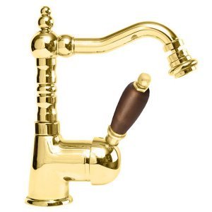 смеситель cezares elite elite-bsm2-02-bi для биде, с донным клапаном, ручка керамика, бронза