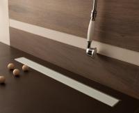 Душевой канал 450 мм Pestan Confluo Frameless White Glass Line 13701211