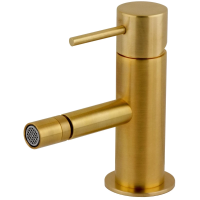 Смеситель Remer X Style X20BG для биде, с донным клапаном, золотой матовый