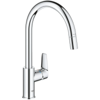 Смеситель для кухни Grohe BauEdge 30536000 с выдвижным изливом, хром