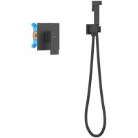 Гигиенический душ со смесителем Aquatek Либра AQ1619MB Черный матовый