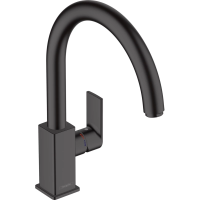 Смеситель для кухни Hansgrohe Vernis Shape M35 71871670, черный матовый