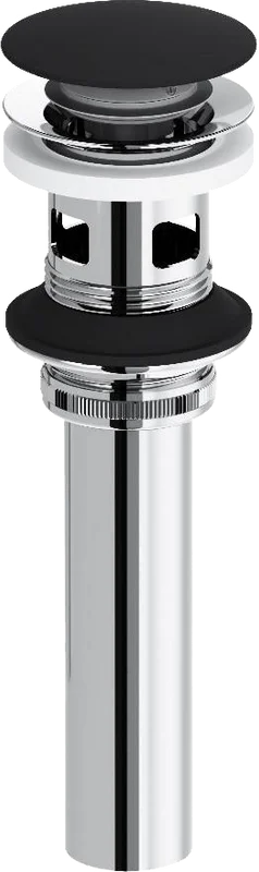 Донный клапан Damixa Option 210610300 клик клак, черный матовый