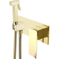 Гигиенический душ со смесителем Boheme Q 147-GG .2 Золото