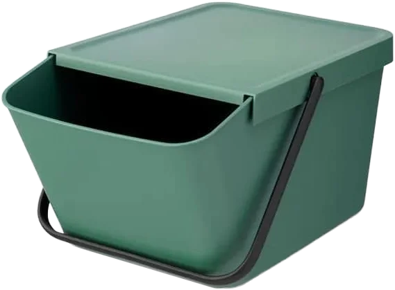 Мусорное ведро Brabantia Sort&Go 277740 20 л, темно-зеленое