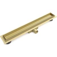 Душевой лоток Esbano Meta 80 M-TILE-80SG ESTRMETTILE80SG с решеткой Золото матовое / под плитку