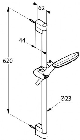 душевой гарнитур kludi freshline 3s 6793005-00