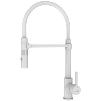 Смеситель для кухни Rose R133C, белый