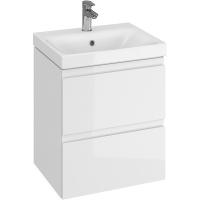 Тумба под раковину Cersanit Moduo Slim 50 SB-SZ-MOD-MO50Sl/Wh подвесная Белая