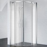 Душевой уголок BelBagno Acqua 90x90 ACQUA-R-2-90-C-Cr профиль хром стекло прозрачное