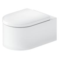Унитаз Duravit Millio 250409FF00 подвесной декор &amp;quot;Smooth&amp;quot; 37х57 см, белый шелковисто-матовый