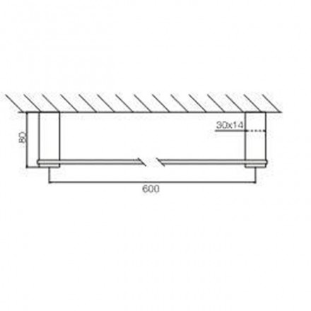 Полотенцедержатель Fima Carlo Frattini Quadra F6020/60CR