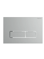 Кнопка смыва для инсталляции Aquatek KDI-0000063 для унитаза, АБС-пластик, цвет матовый хром, ободок хром