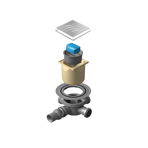 трап для душа pestan confluo standard 10x10 dry 3 ceramic 13000109