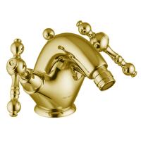 Cмеситель Fima Carlo Frattini Epoque F5062/2OR для биде, на 1 отв., с донным клапаном, золото