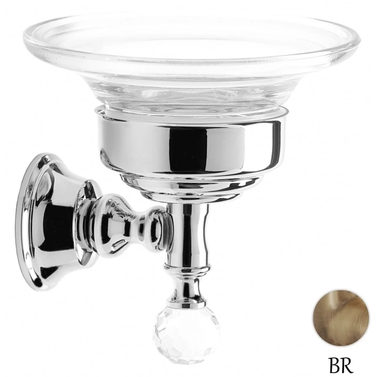 Мыльница Webert Karenina KA500101065 цвет бронза