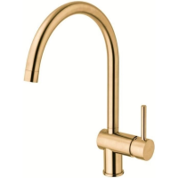 Смеситель Paffoni Light LIG280HGSP для кухни, золотой матовый