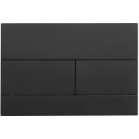 Кнопка смыва для инсталляции Veconi Flush V7 для унитаза, пластик, цвет матовый черный