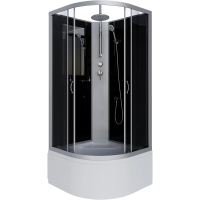 Душевая кабина Niagara Classic NG-2507-14BKT 80х80 см, без крыши, с тропическим душем