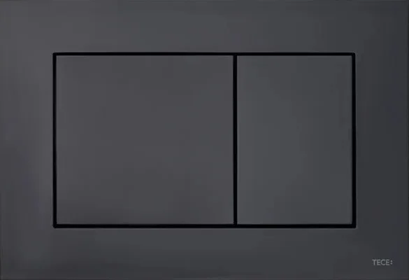 инсталляция для унитаза tece tecebase 9400414 с кнопкой смыва, черный матовый