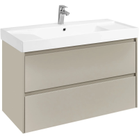 Тумба под раковину Roca Ona A857616510 98,5 см, подвесная, бежево-серый матовый