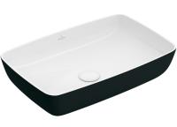 Раковина Villeroy & Boch Artis 417258BCT8 накладная, 58x38xh12,5см, Coal Black