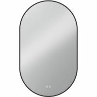 Зеркало Vincea 60 VLM-3AU100B-2 с подсветкой Черное с сенсорным выключателем с подогревом и диммером