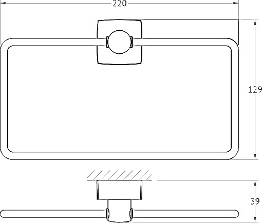 Полотенцедержатель FBS Esperado ESP 022