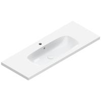 Раковина Catalano Alvea 0621211001 120x46см, с 1 отв., белый глянцевый