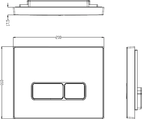 кнопка смыва weltwasser ww marberg 410 se gl-wt белая глянцевая