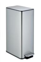 Мусорное ведро Weltwasser WW Paolo MT 20L с педалью, хром матовый