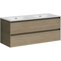 Тумба под раковину SANCOS Cento 1190х450х500, c двумя ящиками, карпатская ель, арт. CN120-2KE