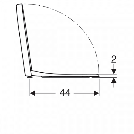 сиденье для унитаза geberit icon 574130000